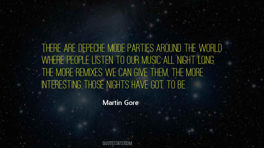 Martin Gore Quotes #1323120