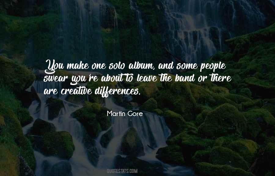Martin Gore Quotes #71531