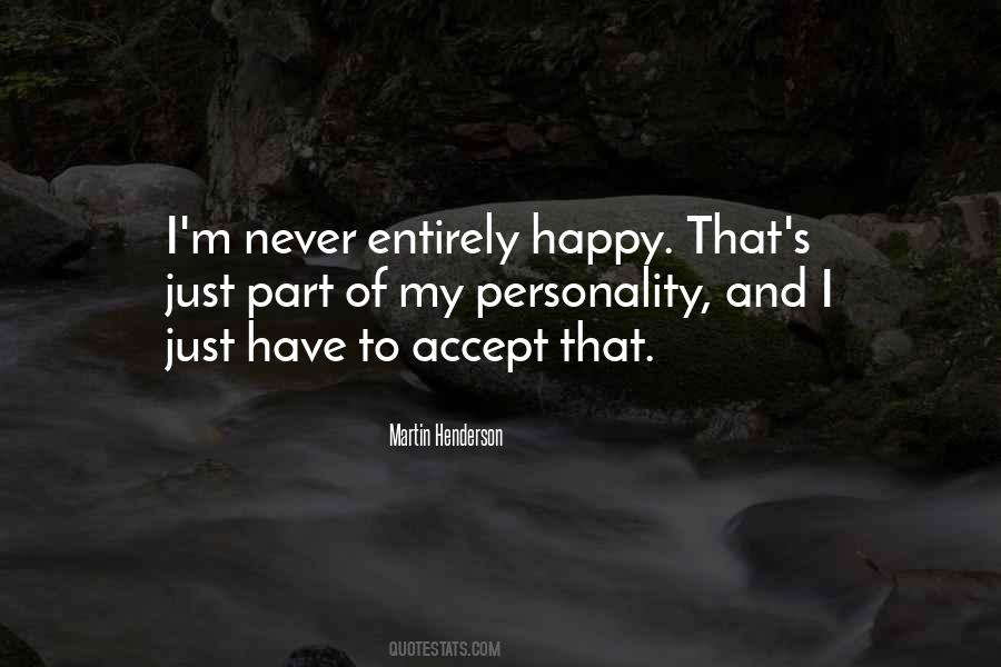 Martin Henderson Quotes #834050