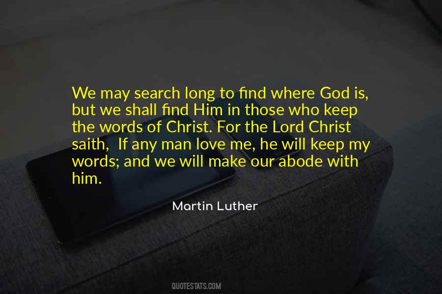 Martin Luther Quotes #1254900