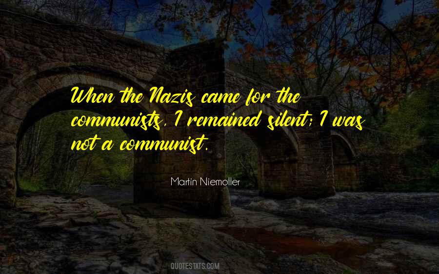 Martin Niemoller Quotes #250084