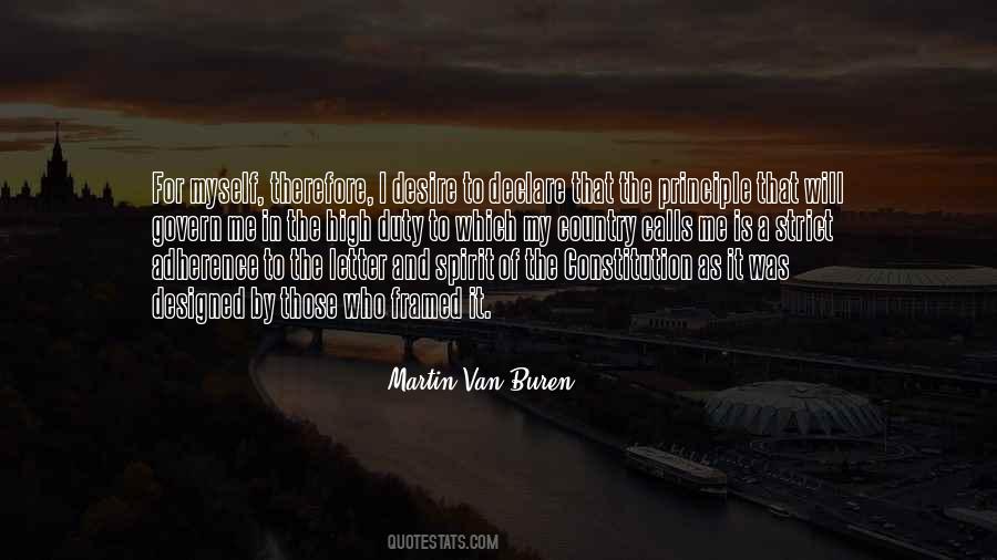 Martin Van Buren Quotes #736658