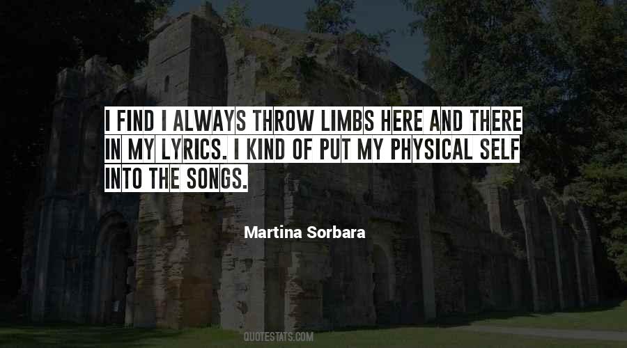 Martina Sorbara Quotes #108202