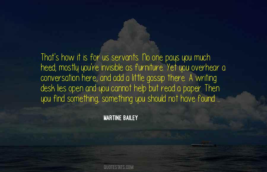 Martine Bailey Quotes #1519734