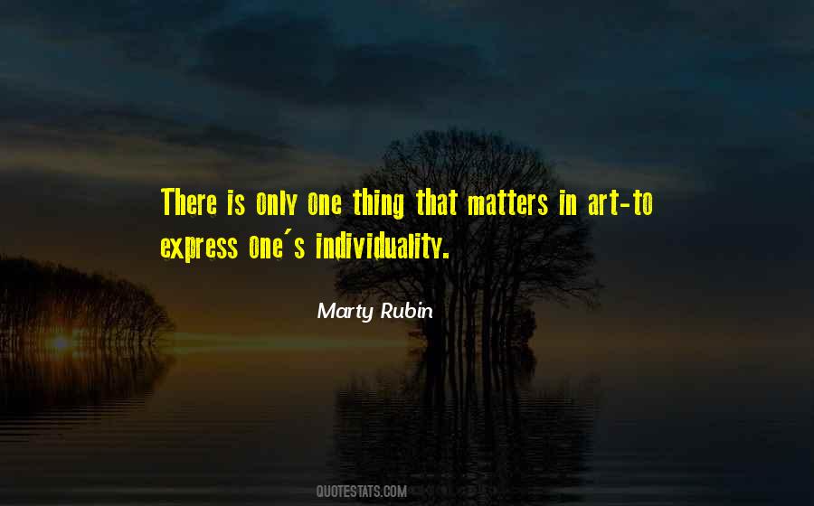 Marty Rubin Quotes #731967