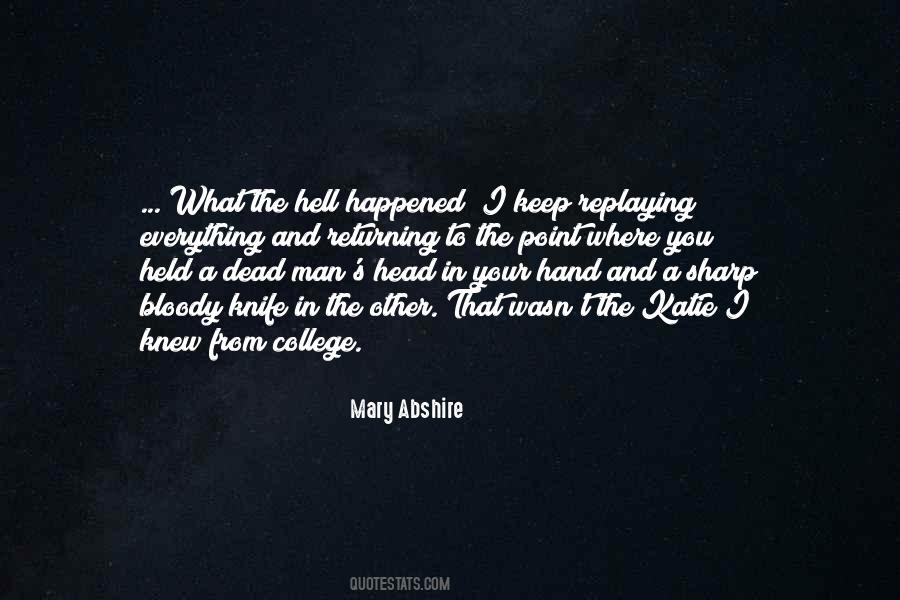 Mary Abshire Quotes #246031