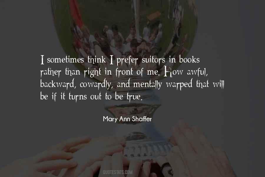 Mary Ann Shaffer Quotes #1238528