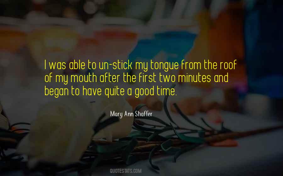 Mary Ann Shaffer Quotes #1486795