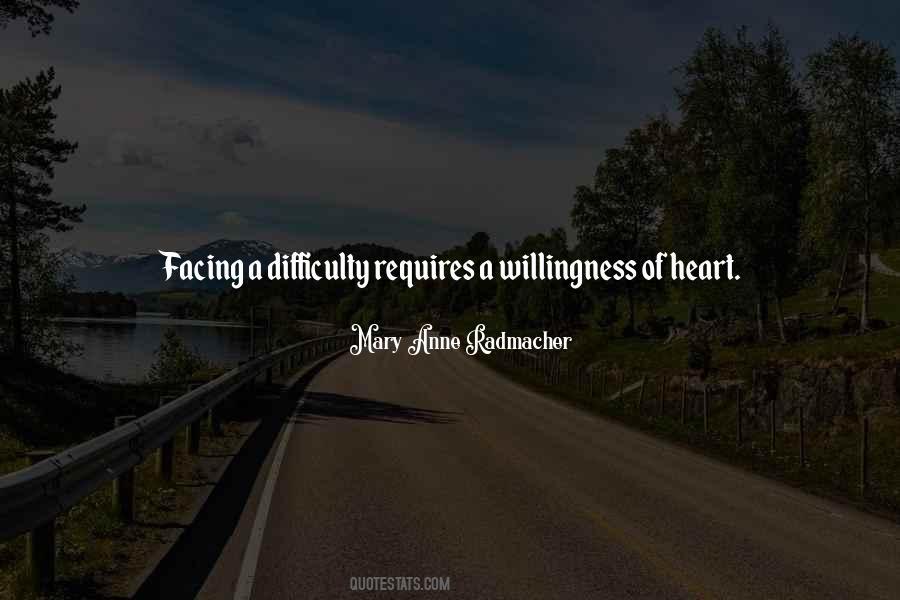 Mary Anne Radmacher Quotes #583605