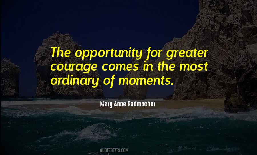 Mary Anne Radmacher Quotes #703206