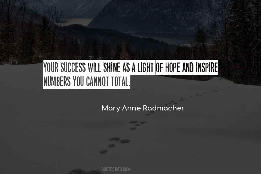 Mary Anne Radmacher Quotes #761839