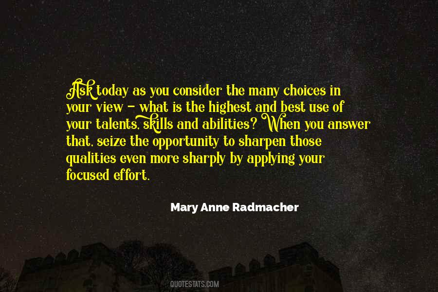 Mary Anne Radmacher Quotes #919424