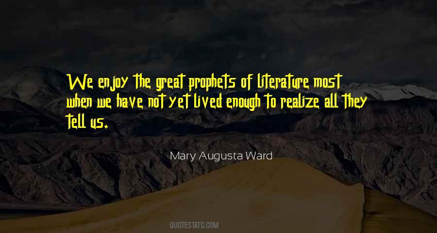 Mary Augusta Ward Quotes #591886