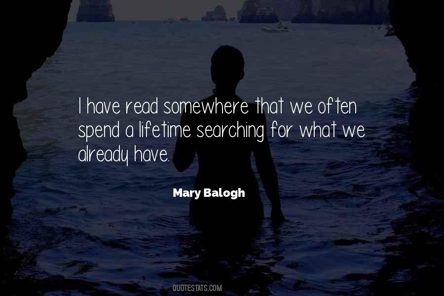 Mary Balogh Quotes #976223