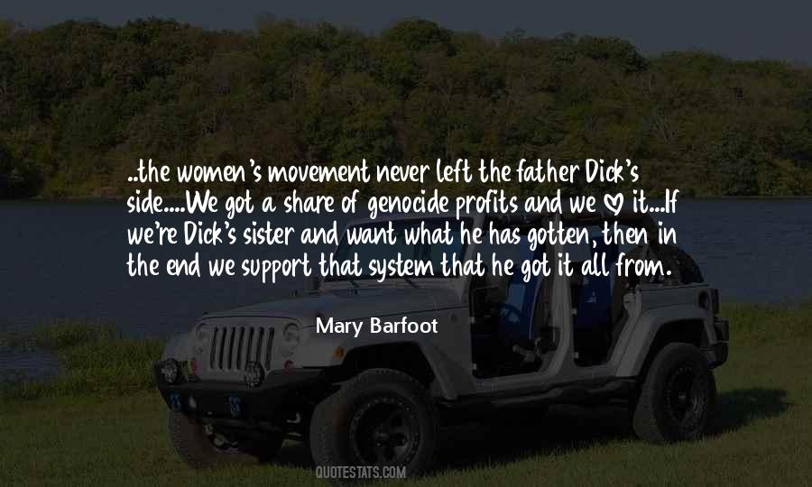 Mary Barfoot Quotes #33848