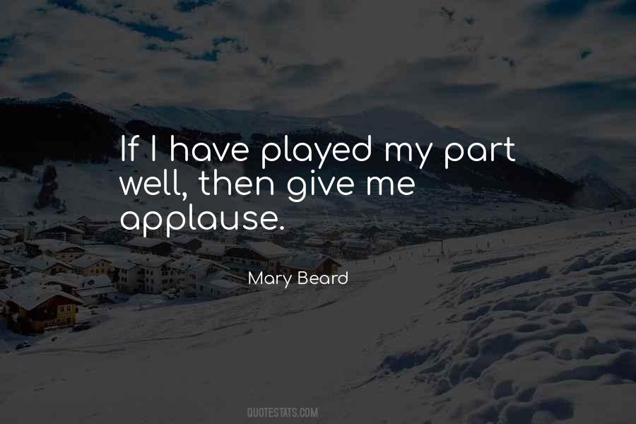 Mary Beard Quotes #1227424