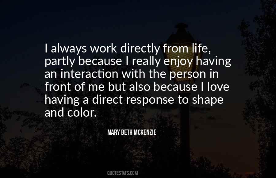 Mary Beth McKenzie Quotes #1168857