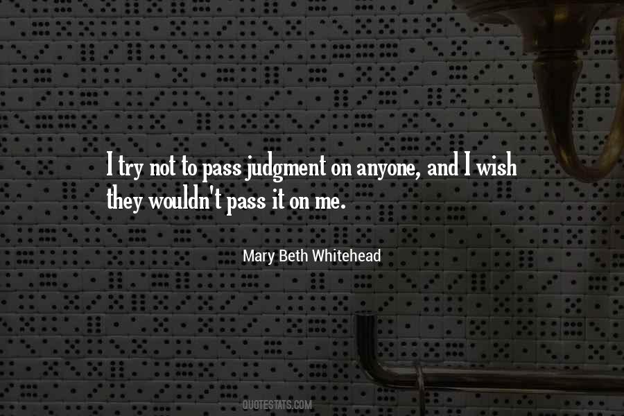 Mary Beth Whitehead Quotes #400609