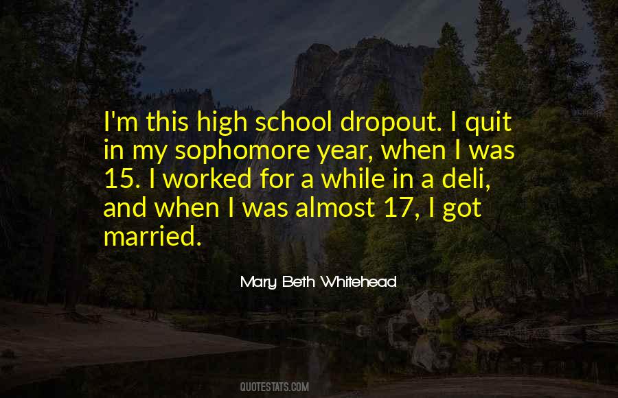 Mary Beth Whitehead Quotes #747818