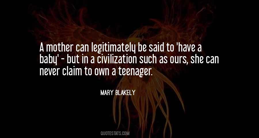 Mary Blakely Quotes #1494298