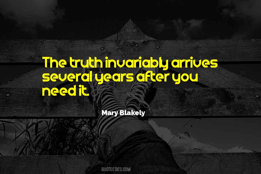 Mary Blakely Quotes #28209