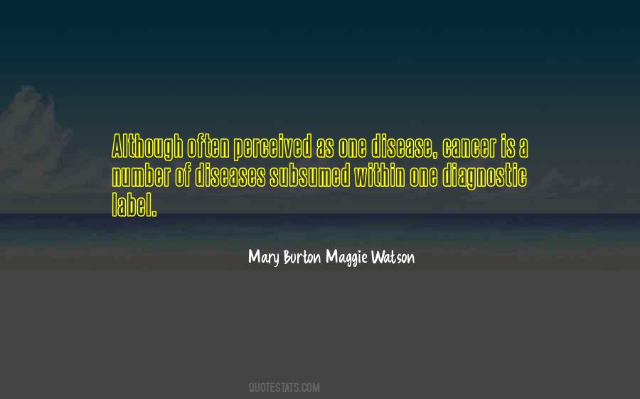 Mary Burton Maggie Watson Quotes #1836358