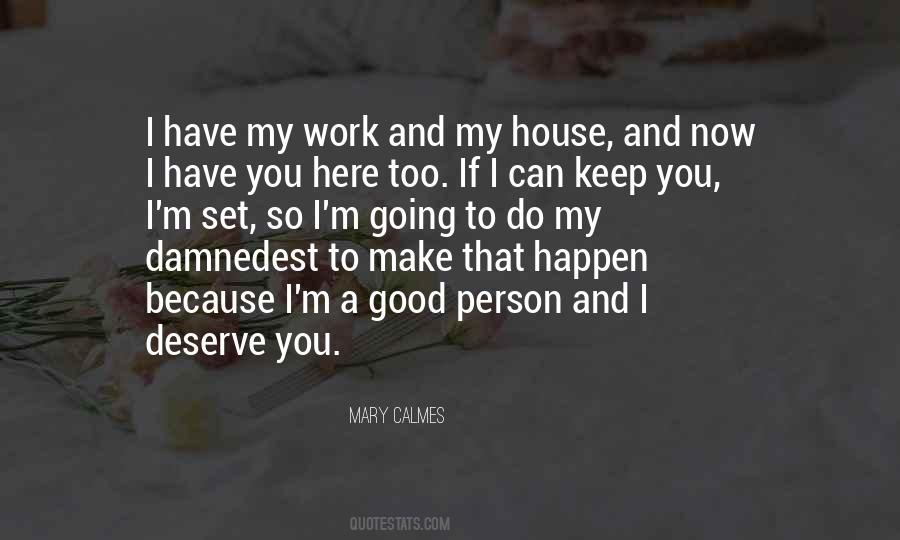 Mary Calmes Quotes #131278