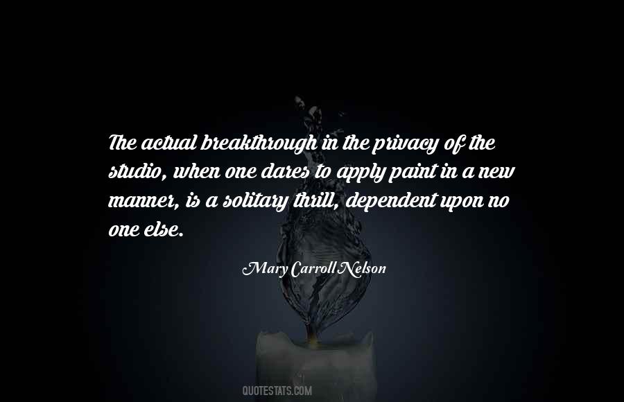 Mary Carroll Nelson Quotes #1093897