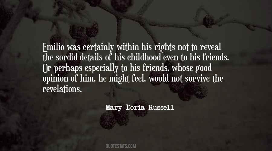 Mary Doria Russell Quotes #425166