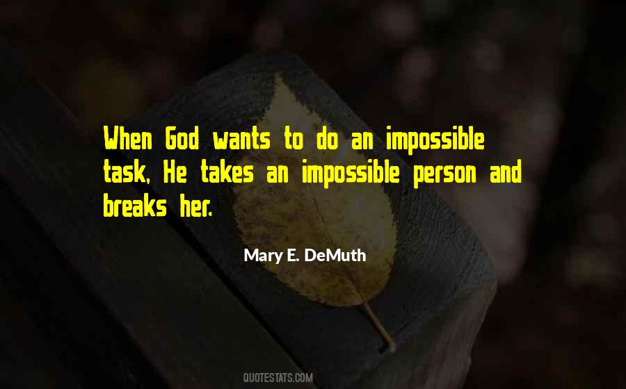 Mary E. DeMuth Quotes #1169752