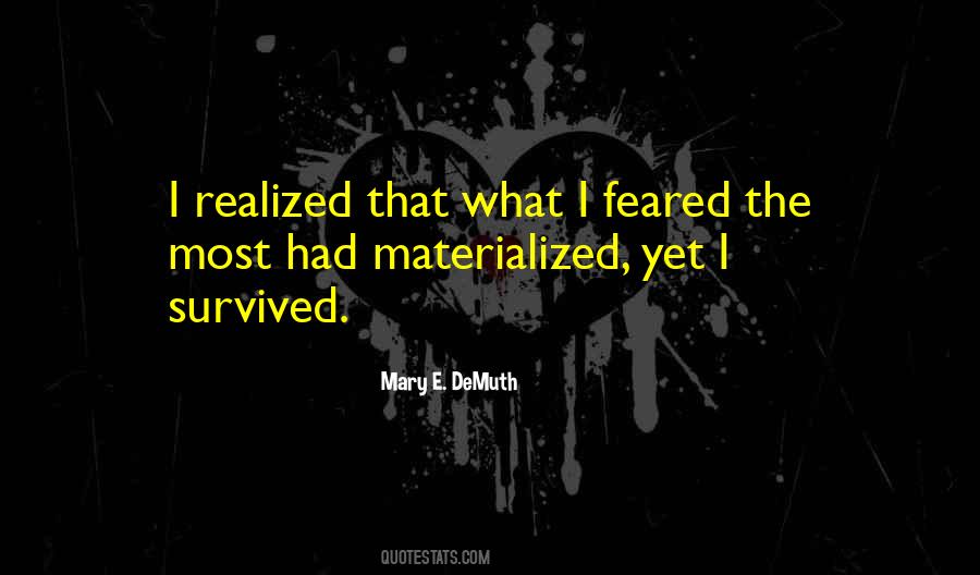 Mary E. DeMuth Quotes #852694