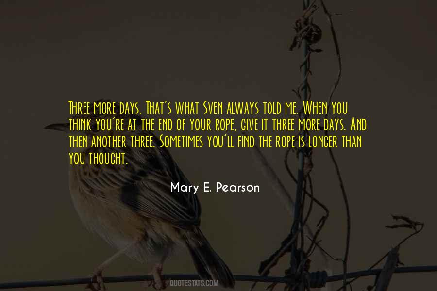 Mary E. Pearson Quotes #162418