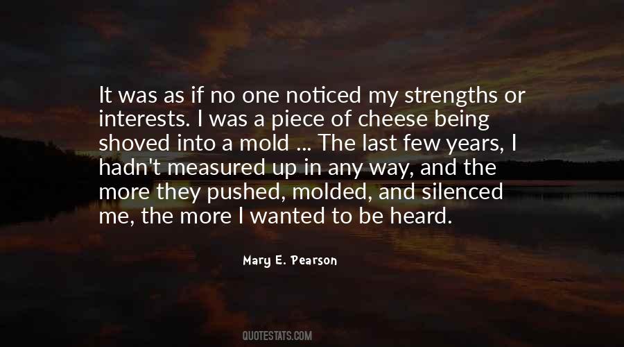 Mary E. Pearson Quotes #990527