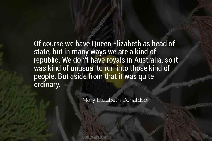 Mary Elizabeth Donaldson Quotes #418002