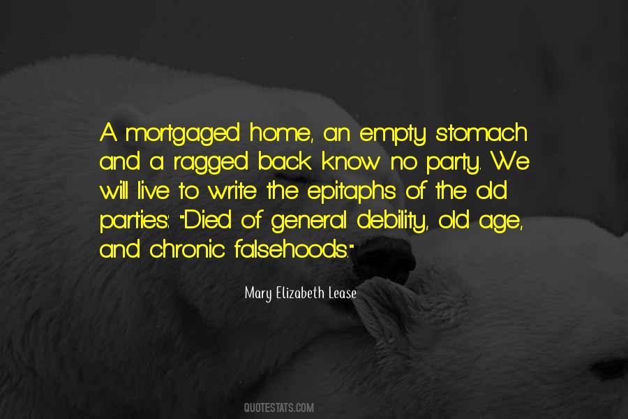 Mary Elizabeth Lease Quotes #1091165