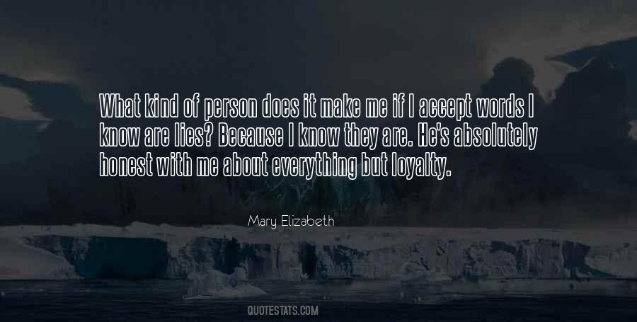 Mary Elizabeth Quotes #1237372