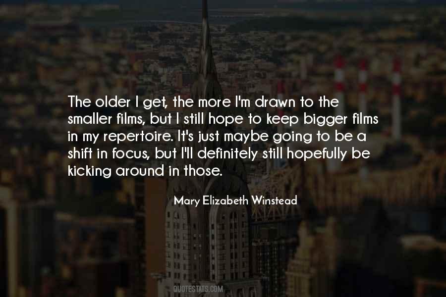 Mary Elizabeth Winstead Quotes #36435