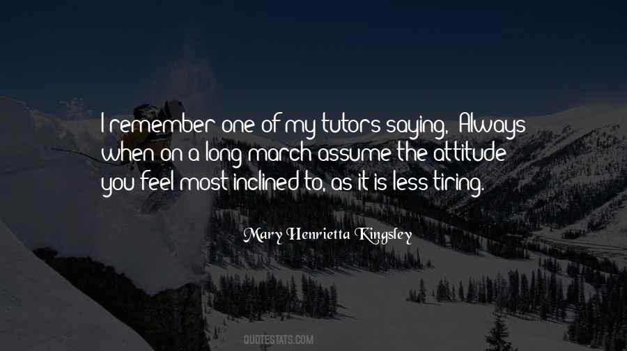 Mary Henrietta Kingsley Quotes #1115387