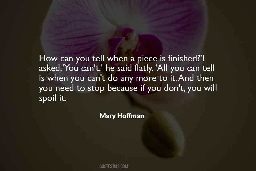 Mary Hoffman Quotes #1785996