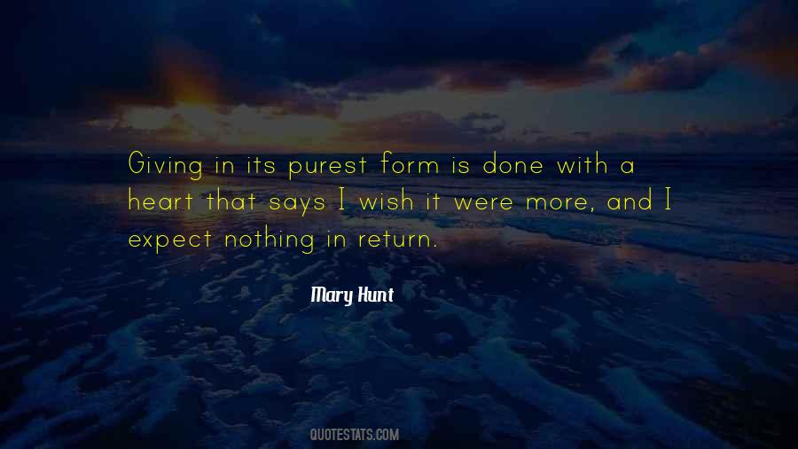 Mary Hunt Quotes #1138041