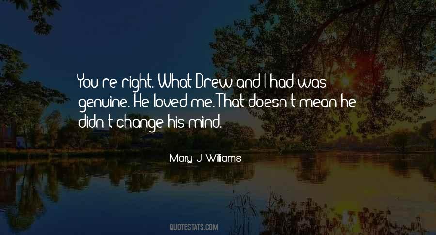 Mary J. Williams Quotes #1195606