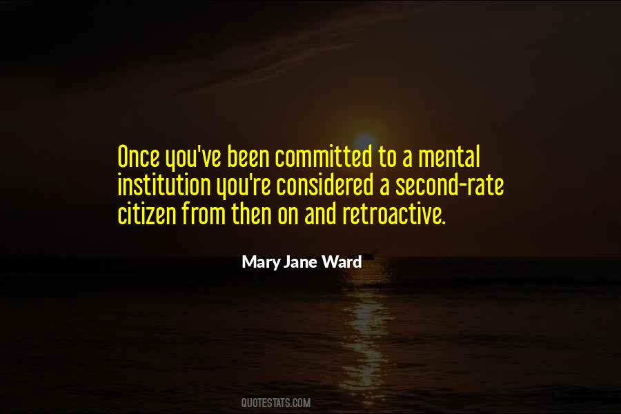 Mary Jane Ward Quotes #225874