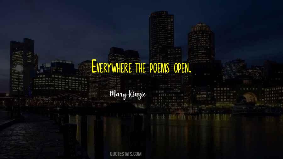 Mary Kinzie Quotes #1687928