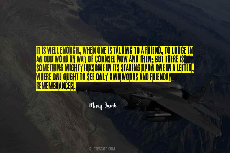 Mary Lamb Quotes #901094