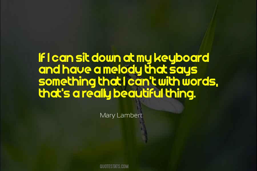 Mary Lambert Quotes #1190629