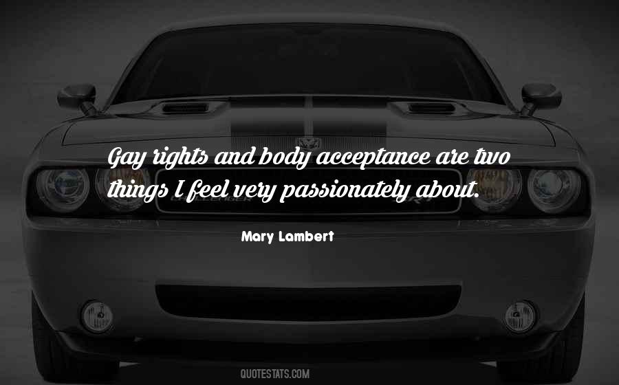 Mary Lambert Quotes #1271044