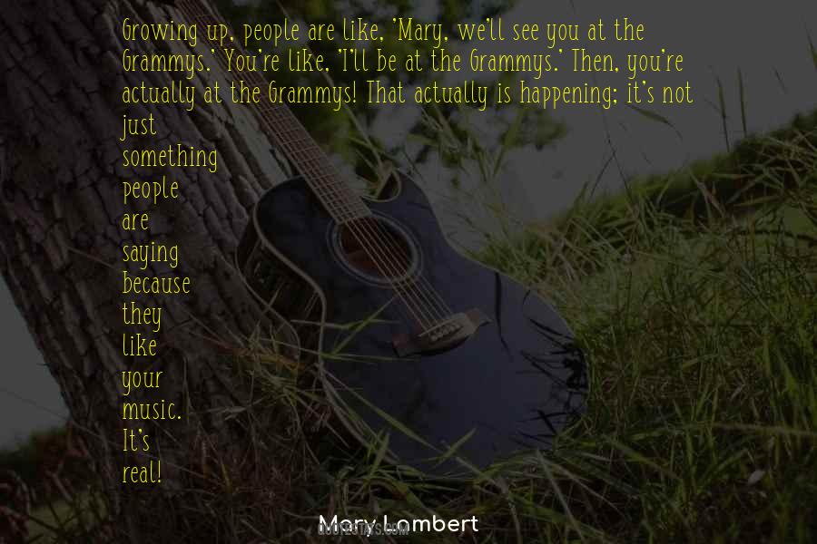 Mary Lambert Quotes #1506717