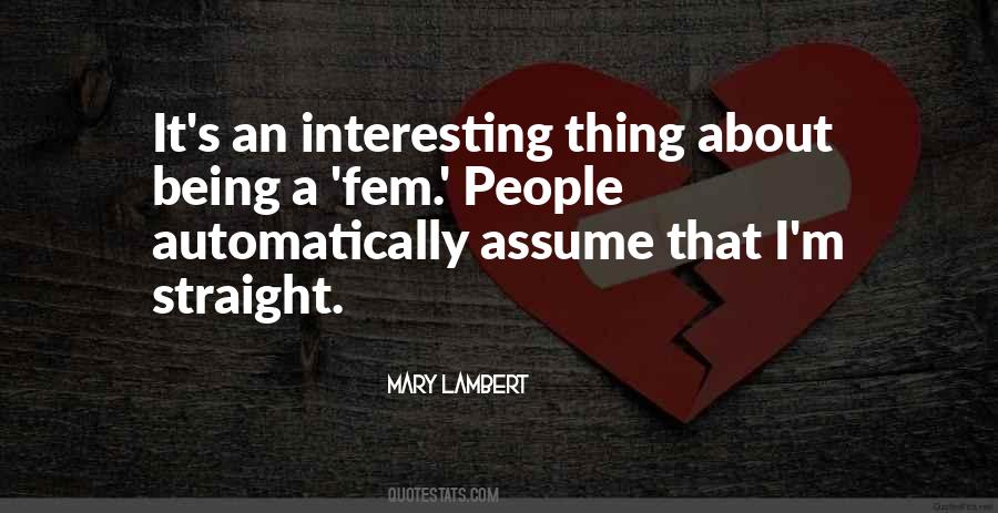 Mary Lambert Quotes #908312