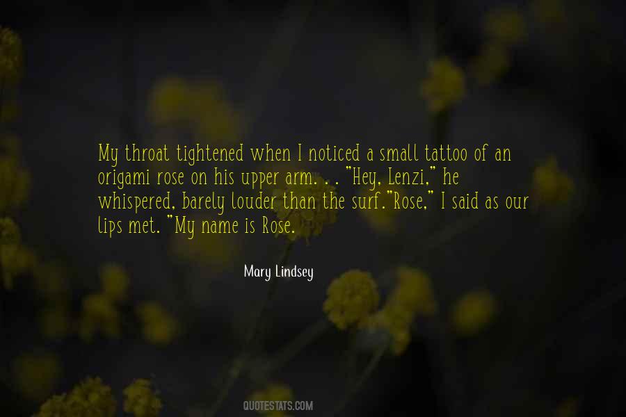 Mary Lindsey Quotes #1191075