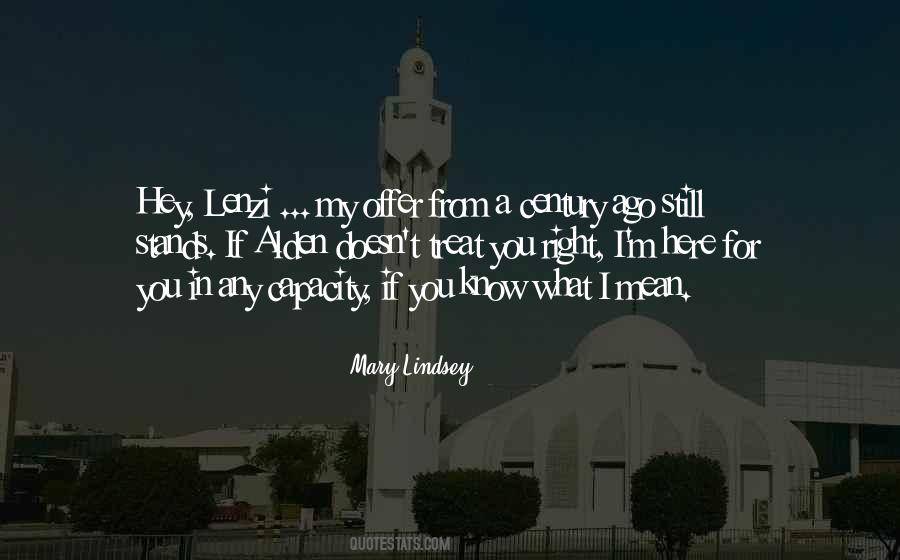 Mary Lindsey Quotes #758886
